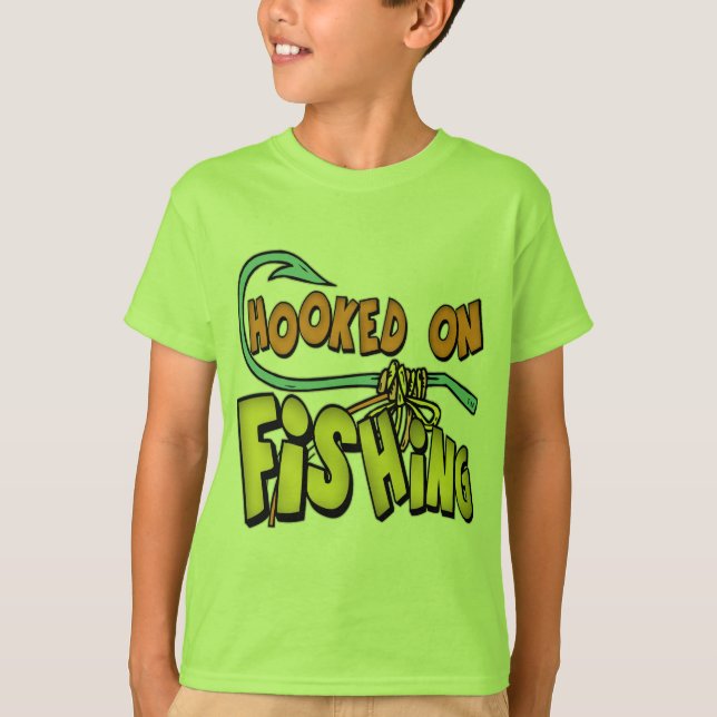 Kids Fishing T Shirts and Kids Fishing Gifts (Front)