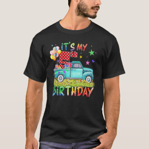 Kids Five Year Old Truck 5th Birthday Awesome Sinc T-Shirt