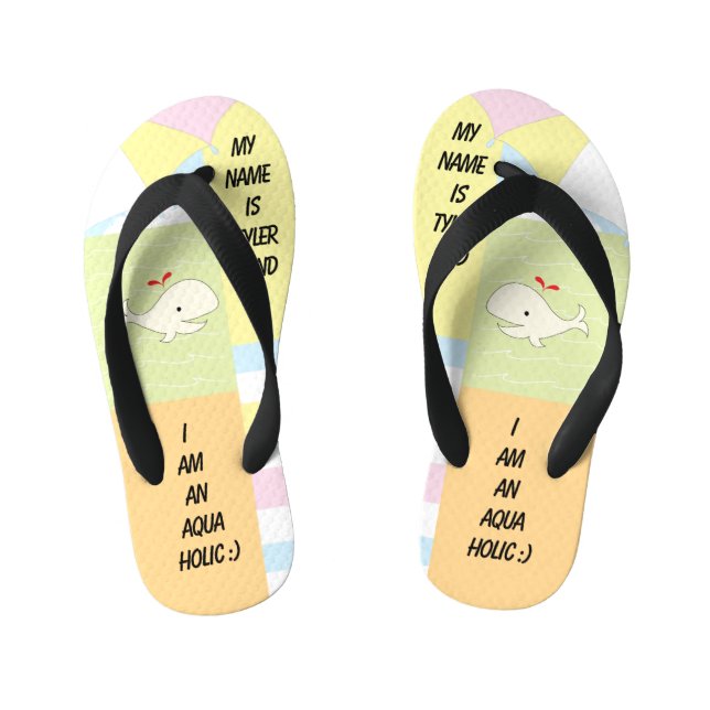 Kids Flip-Flops AquaHolic Kid's Jandals (Footbed)