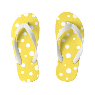 Kids Flip Flops-Polka Dots Kid's Jandals