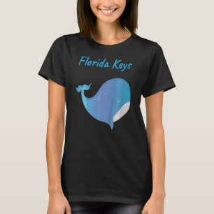 Kids Florida Keys Whale Kids Vacation Souvenir T-Shirt