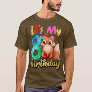 Kids Fo 8th Birthday 8 Years Old Fo Birthday  T-Shirt