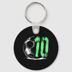 Kids Football 10 years old boy birthday party  Key Ring