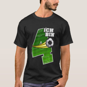 Kids Football 4th Birthday  Ich bin 4  Children's  T-Shirt