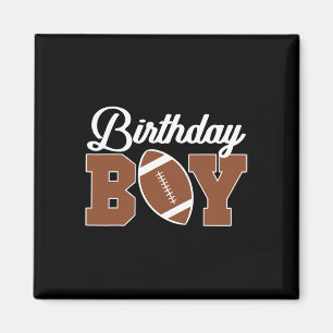 Kids Football Birthday Boy Birthday Party Boys Tod Magnet