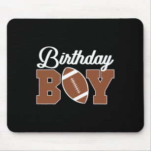 Kids Football Birthday Boy Birthday Party Boys Tod Mouse Pad