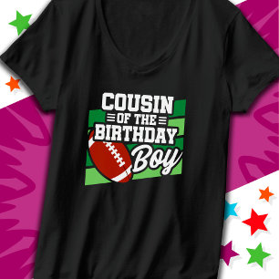 Kids Football Party Cousin of the Birthday Boy T-Shirt
