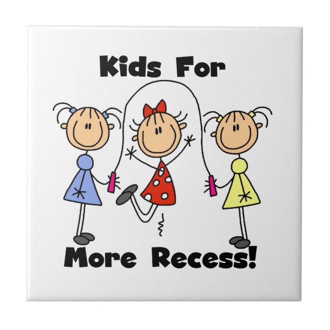 Kids For More Recess Tile (Front)