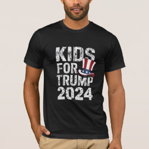 Kids For Trump USA Election 2024 T-Shirt