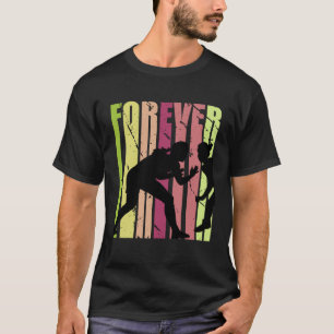 Kids Forever Wrestling Retro Vintage Distressed Wr T-Shirt