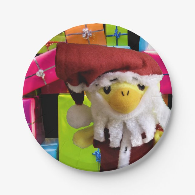 Kids Fun Christmas Paper Plate (Front)