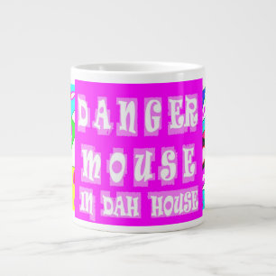 Kids fun colourful design animals large coffee mug