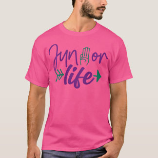 Kids Fun For Life Girls Scout Junior Scout Troop L T-Shirt