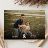 Kids Fun Photo Boys Joint Double Birthday Party