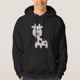 Kids Funny Cow Moo Cute Farm Animal Cows Toddler B Hoodie