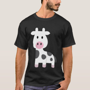 Kids Funny Cow Moo Cute Farm Animal Cows Toddler B T-Shirt