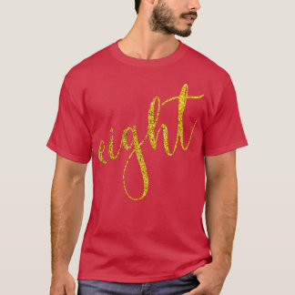 Kids Funny Cute Eight 8 Year Old  Happy 8th Birthd T-Shirt