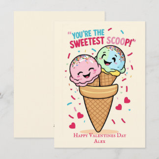 Kids Funny cute Valentines Day Holiday Card