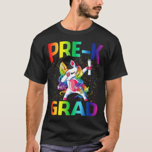 Kids Funny Graduation Pre-K Grad Unicorn T-Shirt