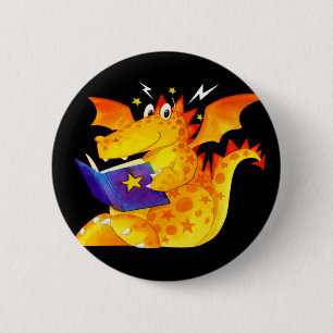 Kid's Funny Halloween Baby Dragon 6 Cm Round Badge