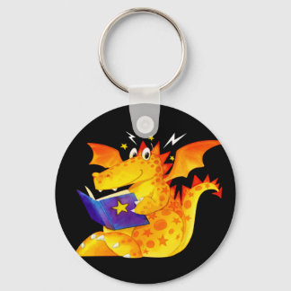 Kid's Funny Halloween Dragon Key Ring