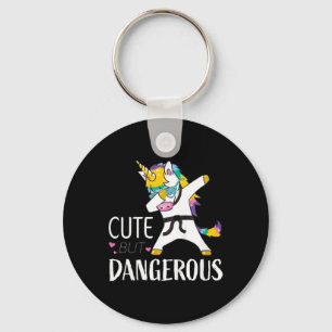 Kids Funny Karate Shirts For Girls Cute Taekwondo Key Ring