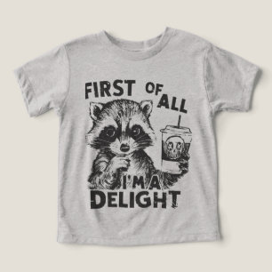 Kids Funny Racoon T-Shirt