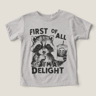 Kids Funny Racoon T-Shirt