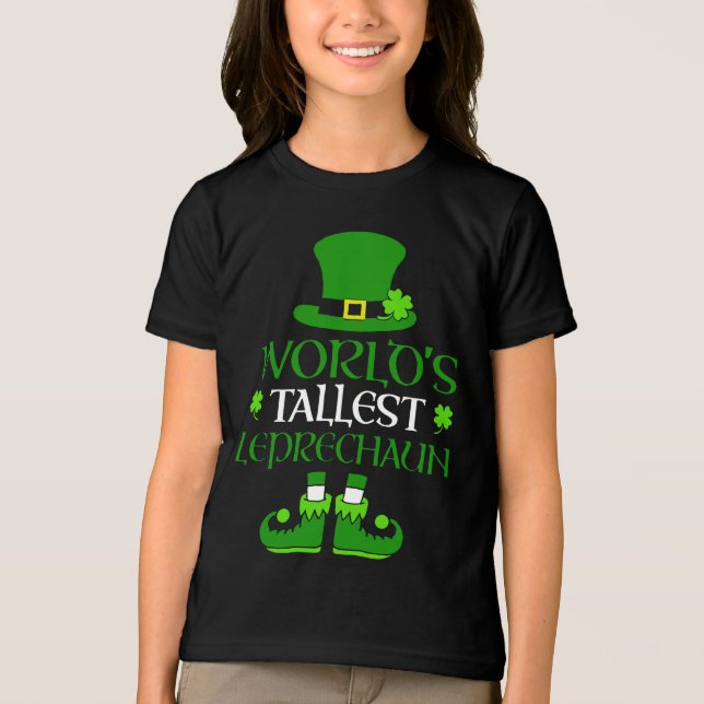 Kids funny St.Patrick’s Day Tri-Blend Shirt (Front)