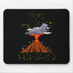 Kids Funny Tiny Human Volcano Quote Toddler Boys Mouse Pad