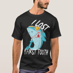Kids Funny Tooth Fairy GiftsCute Shark I Lost My F T-Shirt