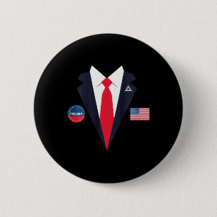 Kids Funny Trump Halloween Costume Usa President K 6 Cm Round Badge