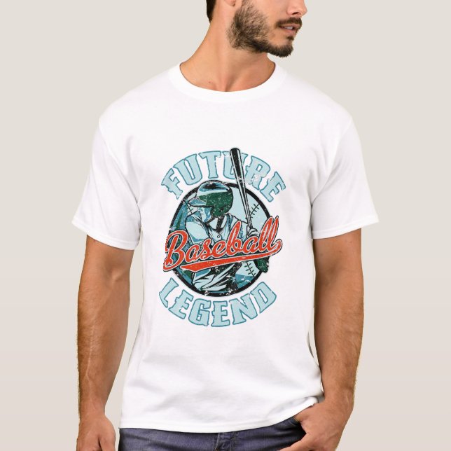 Kids Future Baseball Legend T-Shirt (Front)