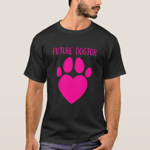Kids Future Dogtor Veterinarian Vet Dog T-Shirt