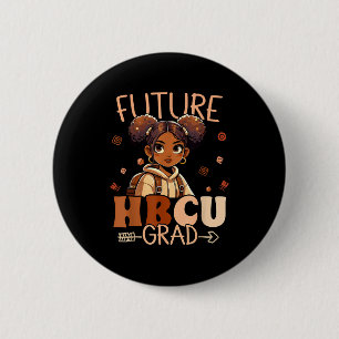 Kids Future Hbcu Grad Black Graduation 6 Cm Round Badge