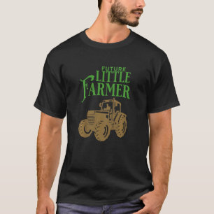 Kids Future Little Farmer  Tractor Boy Farm Lifest T-Shirt