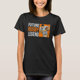 Kids Future Rugby Legend Quote For Your Future Rug T-Shirt