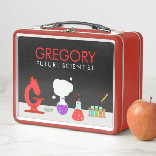 Kids Future Scientist Metal Lunch Box