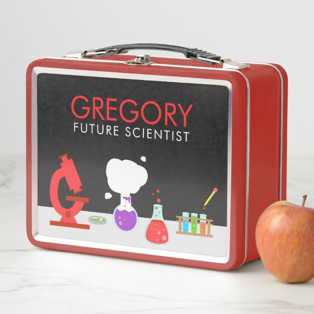 Kids Future Scientist Metal Lunch Box (In Situ)