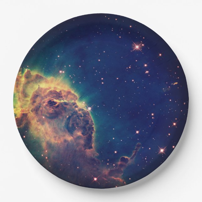 Kids galaxy space universe theme party must have paper plate (Front)