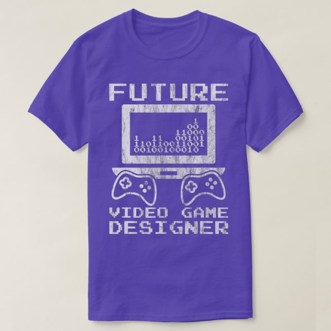 Kids Game Developer  Future Video Game Designer  T-Shirt (Design Front)
