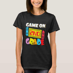 Kids Game On 2nd Grade Gaming First Day Back To Sc T-Shirt