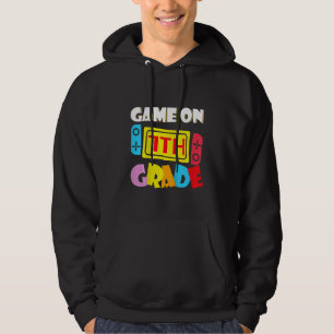 Kids Game On 7th Grade Gaming First Day Back To Sc Hoodie