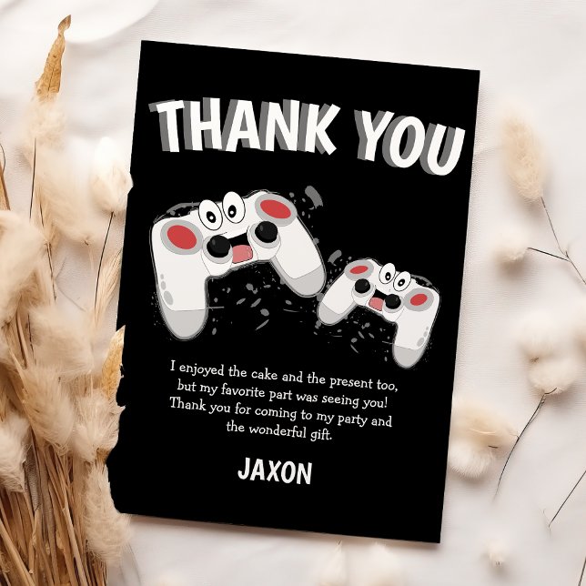 Kids Gaming  Thank You Card (Creator Uploaded)