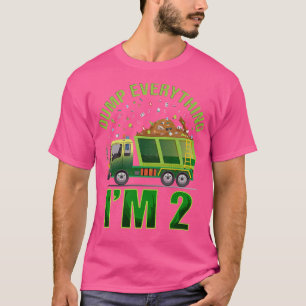 Kids Garbage Truck Dump Everything I'm 2 Garbage T T-Shirt