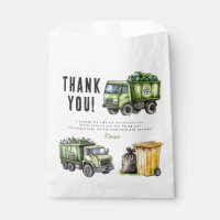 Kids Garbage Truck Themed Birthday Party