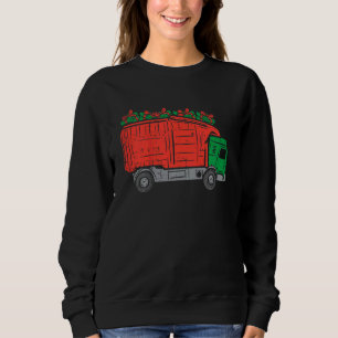 Kids Garbage Truck Xmas Toddler Boys Christmas Kid Sweatshirt