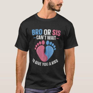 Kids Gender Reveal Quote for a Gender Reveal Son o T-Shirt