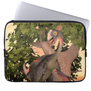 Kids Gigantoraptor Dinosaur Adventure Art Laptop Sleeve