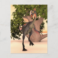 Kids Gigantoraptor Dinosaur Adventure Art
